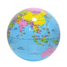 제오오스토어 풍선 지구본 대형 40cm 일상학습보조 놀이학습연계 가정학습환경 안전놀이설계