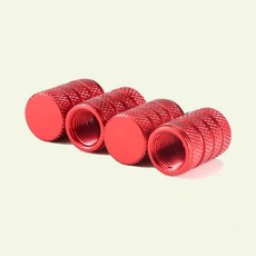 자동차 타이어 밸브 스템 캡 심플 스타일 알루미늄 휠 에어 범용 액세서리 4, 4pcs red