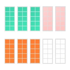 열전도성 실리콘 패드 M.2 SSD NVMe NGFF PC 노트북 PlayStation5 Ps5 방열판/GPU/CPU/LED 그래픽 카드용, 01 100pcs