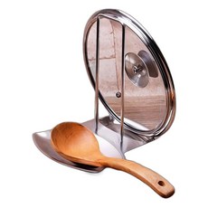 고루 받침 국자 뚜껑 스텐 주방 다용도 가정용 수납 가위, 단일, 1개