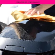 TD Mop HydroSwipe 흡수성 샤모아 천 61 x 81.3cm(24 32인치) | 건조 샤미 타월 탁월한 흡수력과 내구성