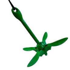 ISURE MARINE 碳鋼折疊錨, 1.5kg綠錨一個