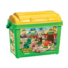 옥스포드 쥬라기 월드 공룡 대탐험 대 JW 2812 학습블록 완구 38개월 블록 블럭 어린이 장난감 136피스, 2개, JW2812 쥬라기 (대)