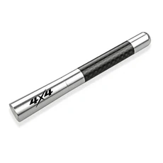 12CM 자동차 안테나 탄소 섬유 라디오 공중 뭉툭한 마스트 Isuzu DMAX PANTHER ASCENDER 4X4 MUX 용 자동차, 11 Silver For 4X4