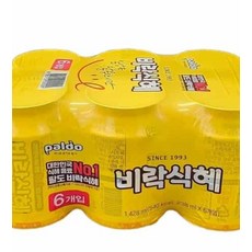 비락식혜 238ml 6개입 전통식혜 맛있는음료수 사내간식, 팔도)비락식혜238mlx6개입
