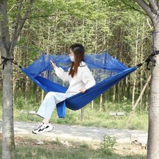 벌레차단 모기장 해먹 모기장해먹, 블루