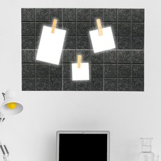 사무실 교실 게시판 진열 보드 부직포 진회색 정리, 상세페이지 참조