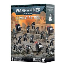 戰鎚40k Iron Hands: Combat Patrol - 戰鬥巡邏:鋼鐵之手模型套裝 體驗機械改造的樂趣, 1個
