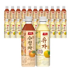 동원 양반 배수정과 500ml + 양반 유자 제로 500ml, 24개