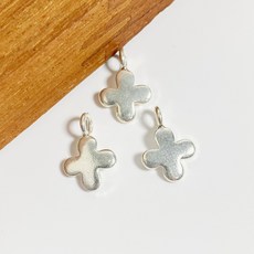 bellana karen silver 카렌 수공예 실버 비즈 펜던트 참 (#28046 정십자가), 1개, 28046