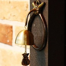 라움샵 도어벨 액운막이 주물종 소코뚜레 현관문 집들이선물 개업선물 풍경종