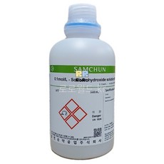 묽은 수산화나트륨용액 0.1mol (7574-3705) ST 500ml 시약 화공약품