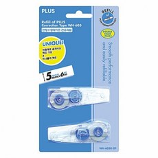 플러스 수정테이프 리필 WH-605R (2입), 없음, 1개(2입)