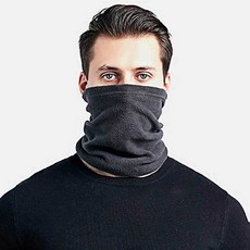 플리스 넥워머 방한 블랙 스키 넥워머 모자 목도리 doi+54284Bm