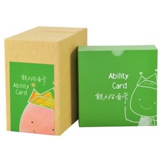 左西能力強項卡健康卡片系列商品，親子互動遊戲，激發孩子潛能與優勢，建立健康習慣, 1個
