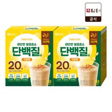 담터 편안한 발효효소 단백질밀 곡물맛, 200g, 2세트