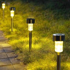 LED 태양광 정원등 조명 (옐로우), 본상품