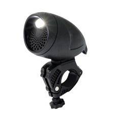 自行車DIY定製語音電喇叭公路車大分貝防水鈴鐺單車騎行裝備配件, 1個, 定製語音電喇叭(單主機)1200毫安鋰電池:如圖所示