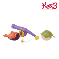 자석 낚시놀이세트x1개 목욕낚시놀이 물고기2마리포