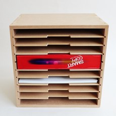 미가데코 diy 서류함 서류정리함 종이보관함 반제품 5단 10단 a4 a3, 1단, 10단A4