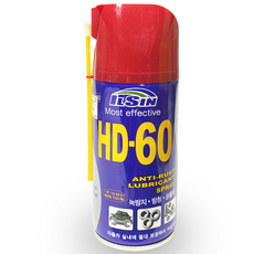 일신 HD60 방청 윤활제 360ml 녹제거 소음제거 에이치디60 생활방청제, 1개