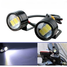 오토바이 헤드라이트 안개등 2개 LED 주행등 바 핸들 스포트라이트 화이트, 2390, 한개옵션0