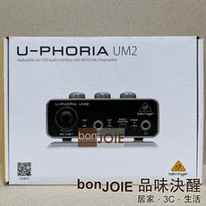 Behringer UM2 USB 錄音介面 德國耳朵牌 錄音卡 幻象 U-Phoria, 正常品, 正常品