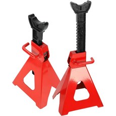 잭 스탠드 오토 6톤 12000파운드 차량 리프팅 ATV용 UTV용 SUV MPV 트럭 RV용 빨간색 2개 세트, 잭 스탠드 오토 6톤 12000파운드 차량 리프팅 AT