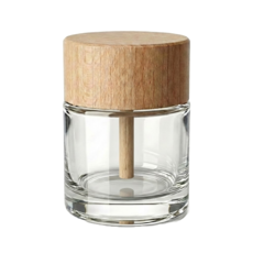 차량용 디퓨저용기 원통우드캡 차량용 50미리 공병 속캡포함 동아이마켓 공방 도매 대량구매, 1개, 50ml, 우드