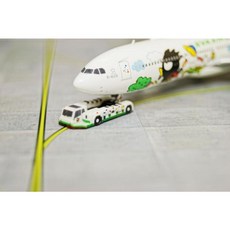 JC Metal 1:400 EVA AIR HELLO KITTY 綠色拖車 XX4120, 1個