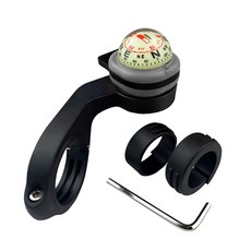 자전거 오토바이 및 하이킹용 KanPas CAB-30L 야광 분리형 컴퍼스, Grey + Long Rack, 1개