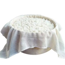 棉紗布 鎖邊棉紗布 蓋布 過濾布, 1個, 棉細布鎖邊 ,22*22一張