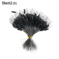 피쉬 라인 블랙 스토퍼 스페이스 빈 커넥터 플로트 낚시 찌 낚시 장비, 02 S-black 2, 1. S-black 2
