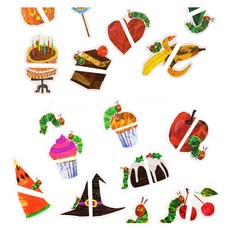 에릭칼 자석놀이 한글 숫자 영어 애벌레 자석글자판 유아 학습 완구 교구, 1개