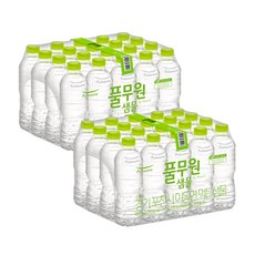 풀무원샘물 생수 무라벨, 330ml, 40개