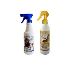 PetzLife 寵物免沖洗潔毛泡沫與全護皮膚噴劑，犬貓適用, 1個, 16oz