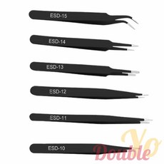 요비월드 네일아트 프라모델 핀셋 보석십자수핀셋 정밀핀셋 스티커핀셋, 정전기방지핀셋-세트, 1개