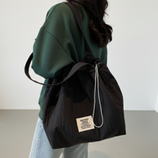 MEWPOP 데일리 라이트 에코백 보부상 가벼운 대용량 빅사이즈 숄더백 가방