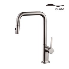 [필로토] 굿데이몰 슈티에싱크8027 싱크대수전 주방수전 폭포와이드, 1개