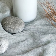 천팜 대폭 20수 선염면 프로즌 그레이 솔리드 패브릭 원단 775, 1개