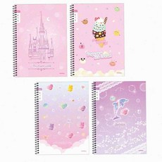 온몰 초등 여아 일기장 5개입 어린이노트 유치원일기장, 랜덤