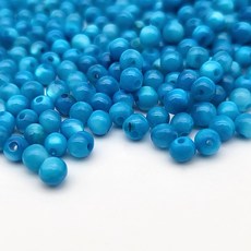[모크재료방] 자개 3mm, 240개, 터콰이즈블루