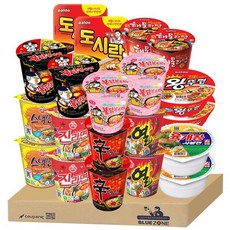 소컵라면 10종 20개입 (육개장사발면2+신라면2+불닭2+까르보불닭2+진라면매운맛2+스낵면2+열라면2+도시락2+미니왕뚜껑2+해물2), 1개