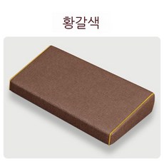 108배 명상 방석 원형 좌식 절방석 요가 좌선 쿠션 자수, 1. 자수 없음 - 중간 갈색