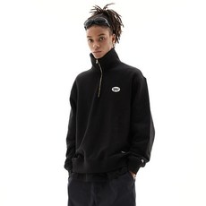 프로스펙스 OS HALF ZIP UP CREW NECK SWEAT SHIRT BLACK 504733