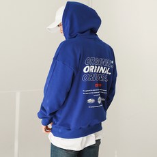 中性休閒印花特殊棉質連帽T恤