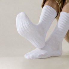 충격완화 이중쿠션 장목 러닝 무지 양말, 1개, 상세페이지 참조