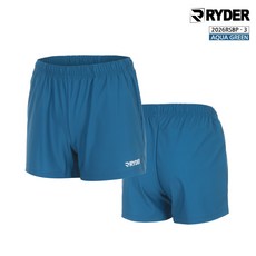 라이더 배드민턴 편한 운동 반바지 여성 3부 팬츠 하의 아쿠아 그린 2026RSBP-3