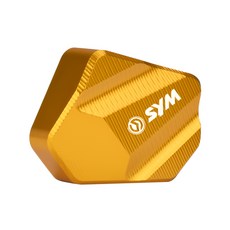 프로라이더스 SYM 로고각인 사이드 스탠드 보조 날개클립 조이맥스 보이져 크루심 날개클립, 1개, 골드