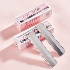 JIEONLI 修眉刀片10入組，專業不鏽鋼修眉刀，安全剃眉刀片，輕鬆打造完美眉型, 1套, JIEONLI修眉刀片10入